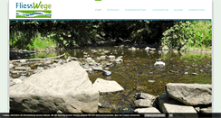 Desktop Screenshot of fliesswege.de